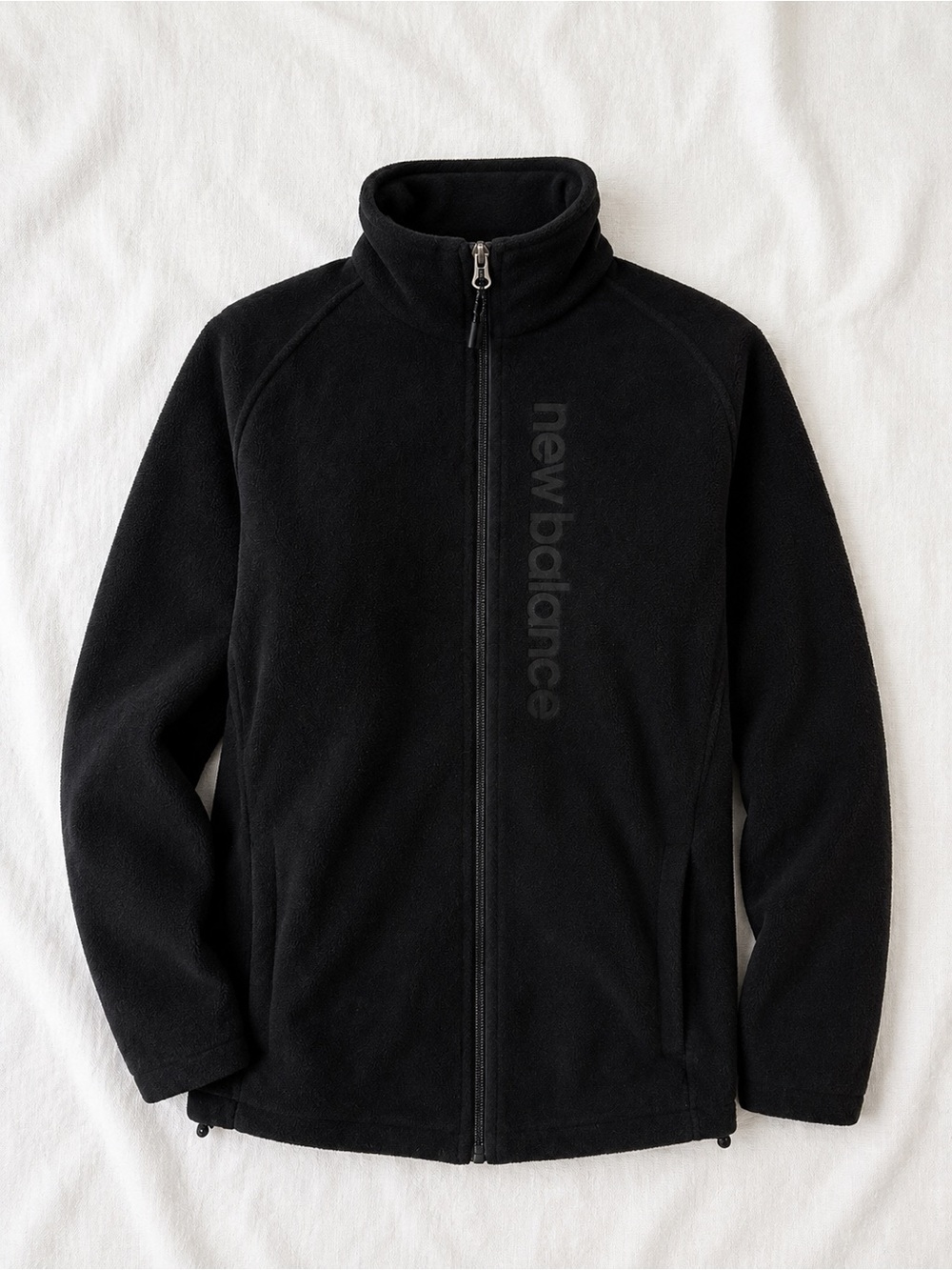 New Balance Black Full-Zip Fleece Jacket